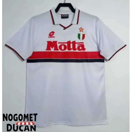 AC Milan 1993-1994 Retro Gostujuci Dres Kratak Rukav AC Milan 1993-1994 Retro Gostujuci Dres Kratak Rukav