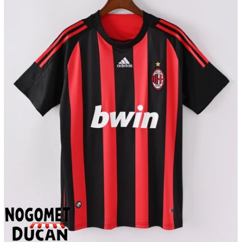 AC Milan 2008-2009 Retro Domaci Dres Kratak Rukav AC Milan 2008-2009 Retro Domaci Dres Kratak Rukav