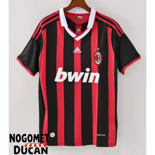 AC Milan 2009-2010 Retro Domaci Dres Kratak Rukav AC Milan 2009-2010 Retro Domaci Dres Kratak Rukav