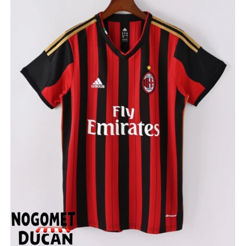 AC Milan 2013-2014 Retro Domaci Dres Kratak Rukav AC Milan 2013-2014 Retro Domaci Dres Kratak Rukav