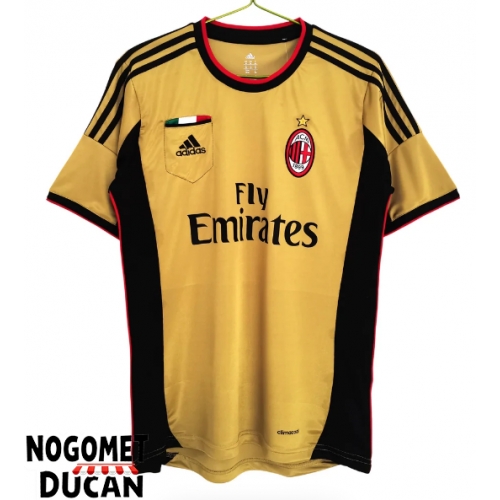 AC Milan 2013-2014 Retro Rezervni Dres Kratak Rukav AC Milan 2013-2014 Retro Rezervni Dres Kratak Rukav