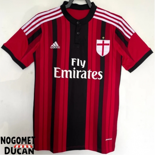 AC Milan 2014-2015 Retro Domaci Dres Kratak Rukav AC Milan 2014-2015 Retro Domaci Dres Kratak Rukav