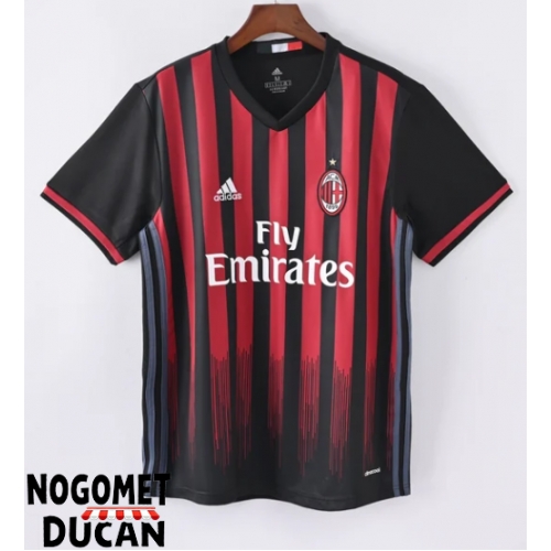 AC Milan 2016-2017 Retro Domaci Dres Kratak Rukav AC Milan 2016-2017 Retro Domaci Dres Kratak Rukav