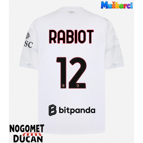 AC Milan Adrien Rabiot #12 Gostujuci Dres 2026-27 Kratak Rukav AC Milan Adrien Rabiot #12 Gostujuci Dres 2026-27 Kratak Rukav