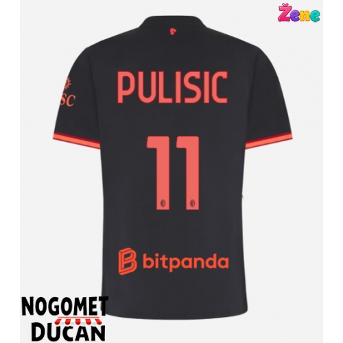 AC Milan Christian Pulisic #11 Rezervni Dres Ženska 2026-27 Kratak Rukav AC Milan Christian Pulisic #11 Rezervni Dres Ženska 2026-27 Kratak Rukav