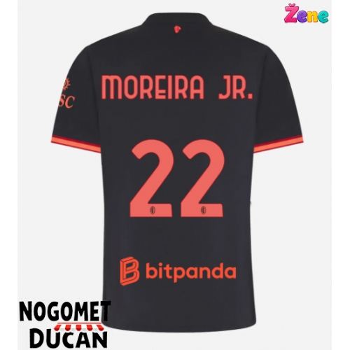AC Milan Diego Moreira #22 Rezervni Dres Ženska 2026-27 Kratak Rukav AC Milan Diego Moreira #22 Rezervni Dres Ženska 2026-27 Kratak Rukav