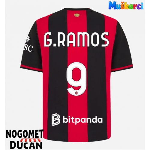 AC Milan Goncalo Ramos #9 Domaci Dres 2026-27 Kratak Rukav AC Milan Goncalo Ramos #9 Domaci Dres 2026-27 Kratak Rukav