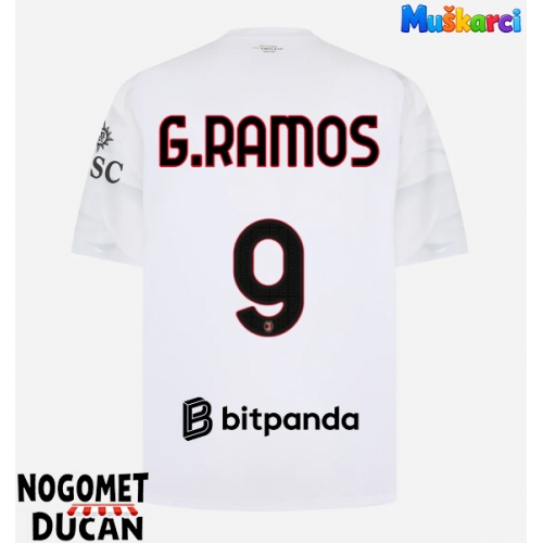 AC Milan Goncalo Ramos #9 Gostujuci Dres 2026-27 Kratak Rukav AC Milan Goncalo Ramos #9 Gostujuci Dres 2026-27 Kratak Rukav