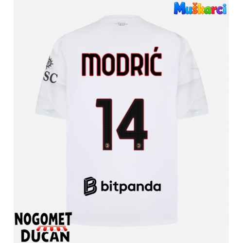 AC Milan Luka Modric #14 Gostujuci Dres 2026-27 Kratak Rukav AC Milan Luka Modric #14 Gostujuci Dres 2026-27 Kratak Rukav