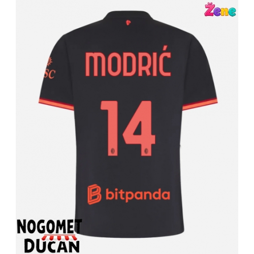AC Milan Luka Modric #14 Rezervni Dres Ženska 2026-27 Kratak Rukav AC Milan Luka Modric #14 Rezervni Dres Ženska 2026-27 Kratak Rukav