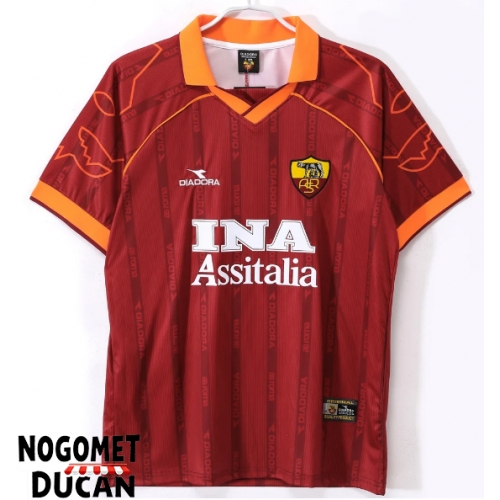 AS Roma 1999-2000 Retro Domaci Dres Kratak Rukav AS Roma 1999-2000 Retro Domaci Dres Kratak Rukav