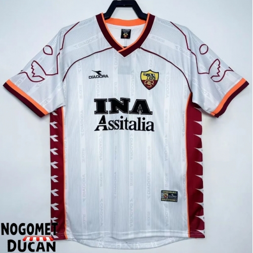 AS Roma 1999-2000 Retro Gostujuci Dres Kratak Rukav AS Roma 1999-2000 Retro Gostujuci Dres Kratak Rukav