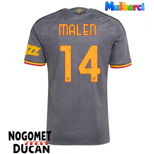 AS Roma Donyell Malen #14 Rezervni Dres 2026-27 Kratak Rukav AS Roma Donyell Malen #14 Rezervni Dres 2026-27 Kratak Rukav