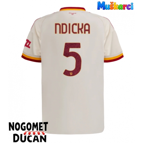 AS Roma Evan Ndicka #5 Gostujuci Dres 2026-27 Kratak Rukav AS Roma Evan Ndicka #5 Gostujuci Dres 2026-27 Kratak Rukav