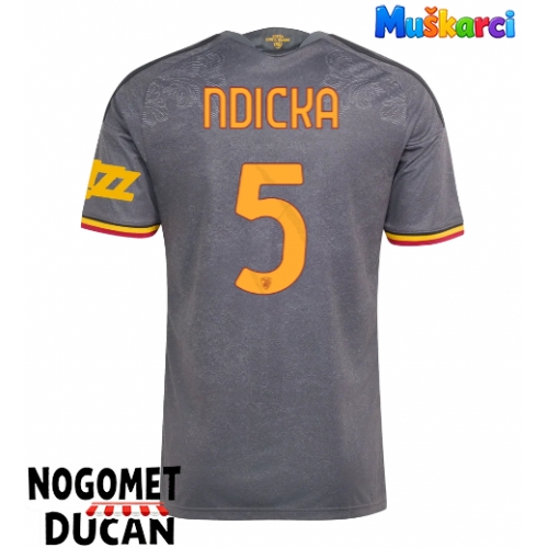 AS Roma Evan Ndicka #5 Rezervni Dres 2026-27 Kratak Rukav AS Roma Evan Ndicka #5 Rezervni Dres 2026-27 Kratak Rukav