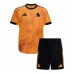 AS Roma Gianluca Mancini #23 Gostujuci Dres za djecu 2025-26 Kratak Rukav (+ Kratke hlače)