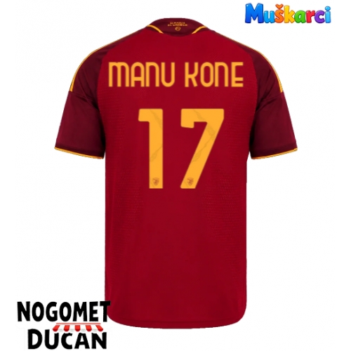 AS Roma Manu Kone #17 Domaci Dres 2026-27 Kratak Rukav AS Roma Manu Kone #17 Domaci Dres 2026-27 Kratak Rukav