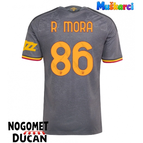 AS Roma Rodrigo Mora #86 Rezervni Dres 2026-27 Kratak Rukav AS Roma Rodrigo Mora #86 Rezervni Dres 2026-27 Kratak Rukav