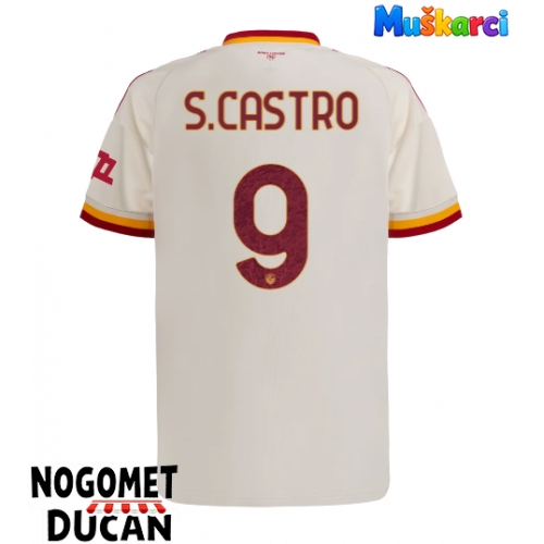 AS Roma Santiago Castro #9 Gostujuci Dres 2026-27 Kratak Rukav AS Roma Santiago Castro #9 Gostujuci Dres 2026-27 Kratak Rukav