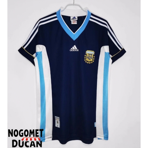 Argentina 1998 Retro Gostujuci Dres Kratak Rukav Argentina 1998 Retro Gostujuci Dres Kratak Rukav