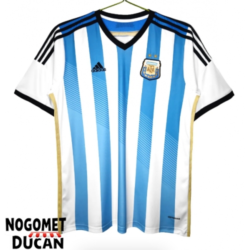 Argentina 2014 Retro Domaci Dres Kratak Rukav Argentina 2014 Retro Domaci Dres Kratak Rukav