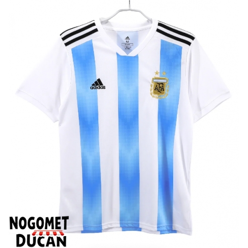 Argentina 2018 Retro Domaci Dres Kratak Rukav Argentina 2018 Retro Domaci Dres Kratak Rukav