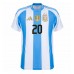 Argentina Alexis Mac Allister #20 Domaci Dres Copa America 2024 Kratak Rukav
