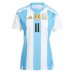 Argentina Angel Di Maria #11 Domaci Dres Ženska Copa America 2024 Kratak Rukav