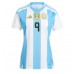 Argentina Julian Alvarez #9 Domaci Dres Ženska Copa America 2024 Kratak Rukav