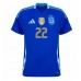 Argentina Lautaro Martinez #22 Gostujuci Dres Copa America 2024 Kratak Rukav