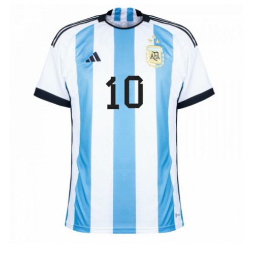 Argentina Lionel Messi #10 Domaci Dres SP 2022 Kratak Rukav