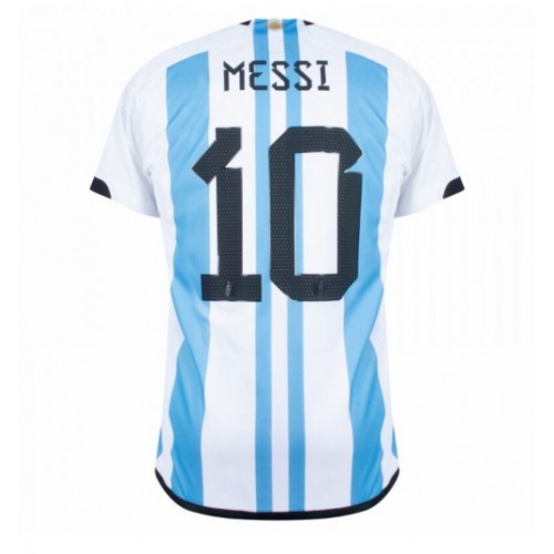 Argentina Lionel Messi #10 Domaci Dres SP 2022 Kratak Rukav