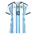 Argentina Lionel Messi #10 Domaci Dres Ženska SP 2026 Kratak Rukav Argentina Lionel Messi #10 Domaci Dres Ženska SP 2026 Kratak Rukav