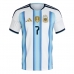 Argentina Rodrigo De Paul #7 Domaci Dres SP 2026 Kratak Rukav Argentina Rodrigo De Paul #7 Domaci Dres SP 2026 Kratak Rukav