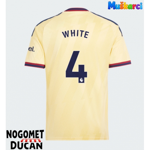 Arsenal Ben White #4 Rezervni Dres 2026-27 Kratak Rukav Arsenal Ben White #4 Rezervni Dres 2026-27 Kratak Rukav