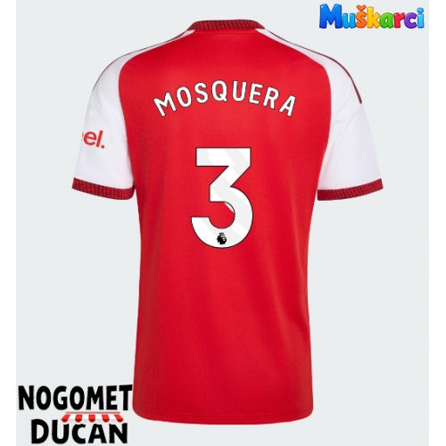 Arsenal Cristhian Mosquera #3 Domaci Dres 2026-27 Kratak Rukav Arsenal Cristhian Mosquera #3 Domaci Dres 2026-27 Kratak Rukav
