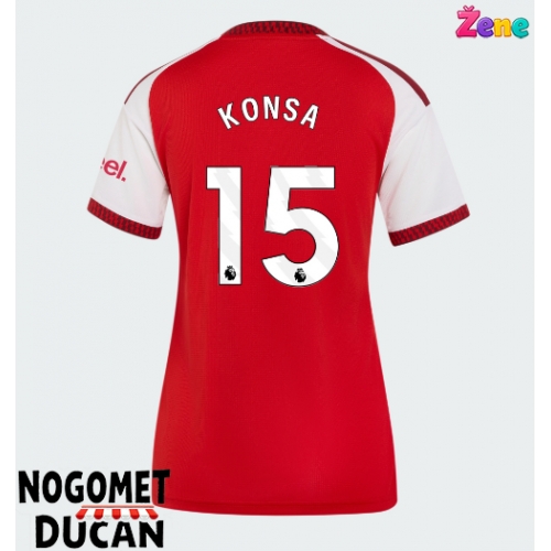 Arsenal Ezri Konsa #15 Domaci Dres Ženska 2026-27 Kratak Rukav Arsenal Ezri Konsa #15 Domaci Dres Ženska 2026-27 Kratak Rukav