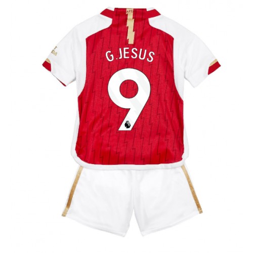 Arsenal Gabriel Jesus #9 Domaci Dres za djecu 2023-24 Kratak Rukav (+ Kratke hlače)