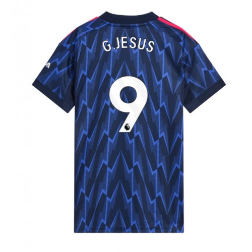Arsenal Gabriel Jesus #9 Gostujuci Dres Ženska 2025-26 Kratak Rukav Arsenal Gabriel Jesus #9 Gostujuci Dres Ženska 2025-26 Kratak Rukav