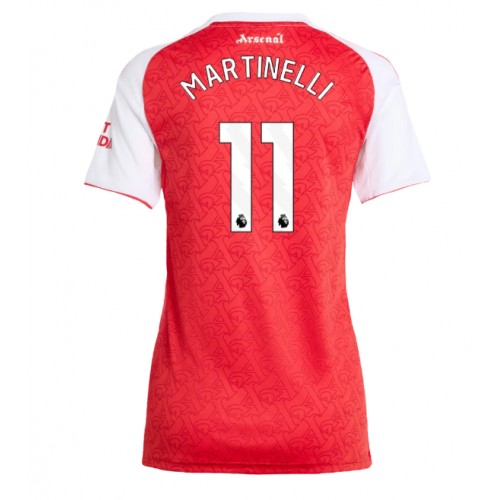 Arsenal Gabriel Martinelli #11 Domaci Dres Ženska 2025-26 Kratak Rukav Arsenal Gabriel Martinelli #11 Domaci Dres Ženska 2025-26 Kratak Rukav