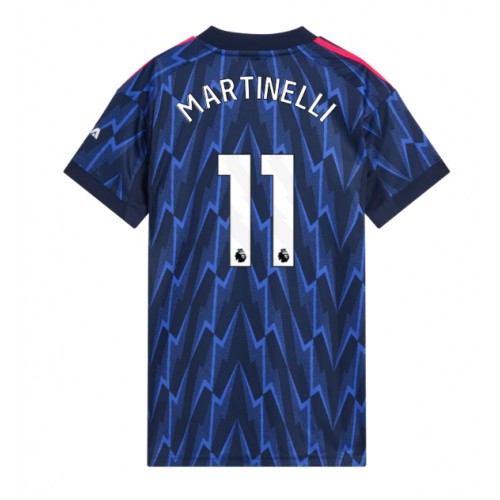 Arsenal Gabriel Martinelli #11 Gostujuci Dres Ženska 2025-26 Kratak Rukav Arsenal Gabriel Martinelli #11 Gostujuci Dres Ženska 2025-26 Kratak Rukav