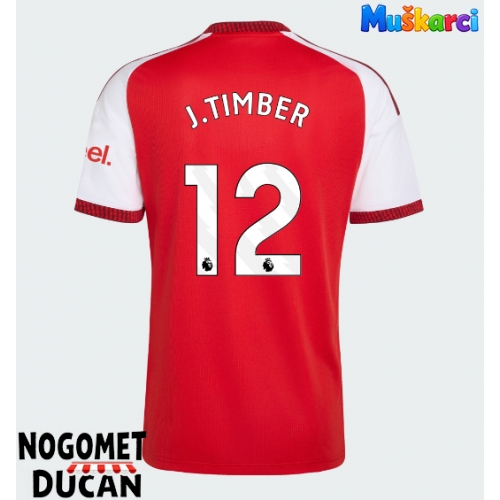 Arsenal Jurrien Timber #12 Domaci Dres 2026-27 Kratak Rukav Arsenal Jurrien Timber #12 Domaci Dres 2026-27 Kratak Rukav