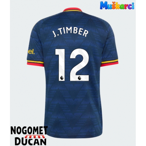 Arsenal Jurrien Timber #12 Gostujuci Dres 2026-27 Kratak Rukav Arsenal Jurrien Timber #12 Gostujuci Dres 2026-27 Kratak Rukav