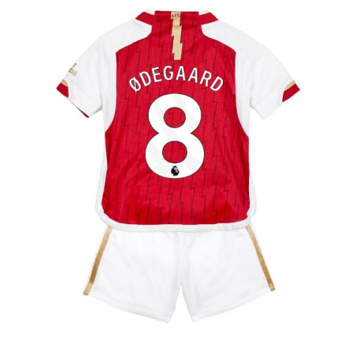 Arsenal Martin Odegaard #8 Domaci Dres za djecu 2023-24 Kratak Rukav (+ Kratke hlače)