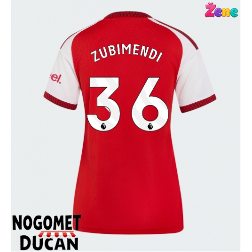 Arsenal Martin Zubimendi #36 Domaci Dres Ženska 2026-27 Kratak Rukav Arsenal Martin Zubimendi #36 Domaci Dres Ženska 2026-27 Kratak Rukav