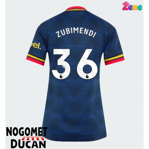 Arsenal Martin Zubimendi #36 Gostujuci Dres Ženska 2026-27 Kratak Rukav Arsenal Martin Zubimendi #36 Gostujuci Dres Ženska 2026-27 Kratak Rukav