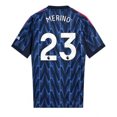 Arsenal Mikel Merino #23 Gostujuci Dres 2025-26 Kratak Rukav Arsenal Mikel Merino #23 Gostujuci Dres 2025-26 Kratak Rukav