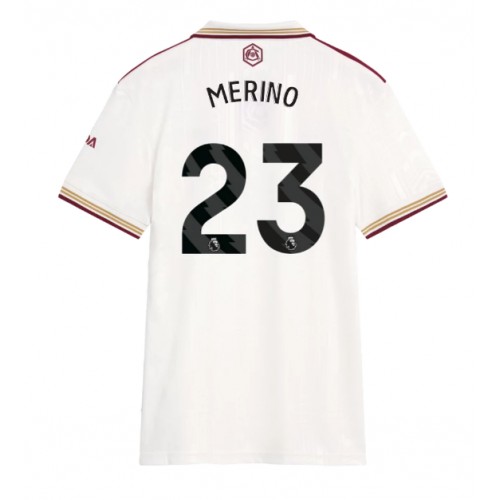 Arsenal Mikel Merino #23 Rezervni Dres Ženska 2025-26 Kratak Rukav Arsenal Mikel Merino #23 Rezervni Dres Ženska 2025-26 Kratak Rukav