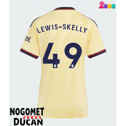 Arsenal Myles Lewis-Skelly #49 Rezervni Dres Ženska 2026-27 Kratak Rukav Arsenal Myles Lewis-Skelly #49 Rezervni Dres Ženska 2026-27 Kratak Rukav