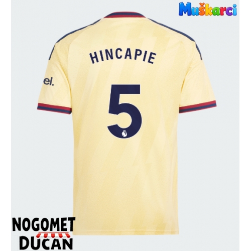 Arsenal Piero Hincapie #5 Rezervni Dres 2026-27 Kratak Rukav Arsenal Piero Hincapie #5 Rezervni Dres 2026-27 Kratak Rukav